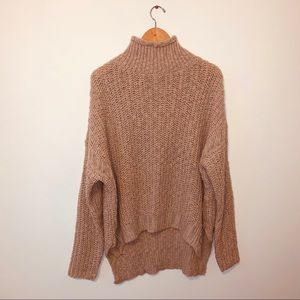 {F21} Chunky Knit Turtleneck Sweater